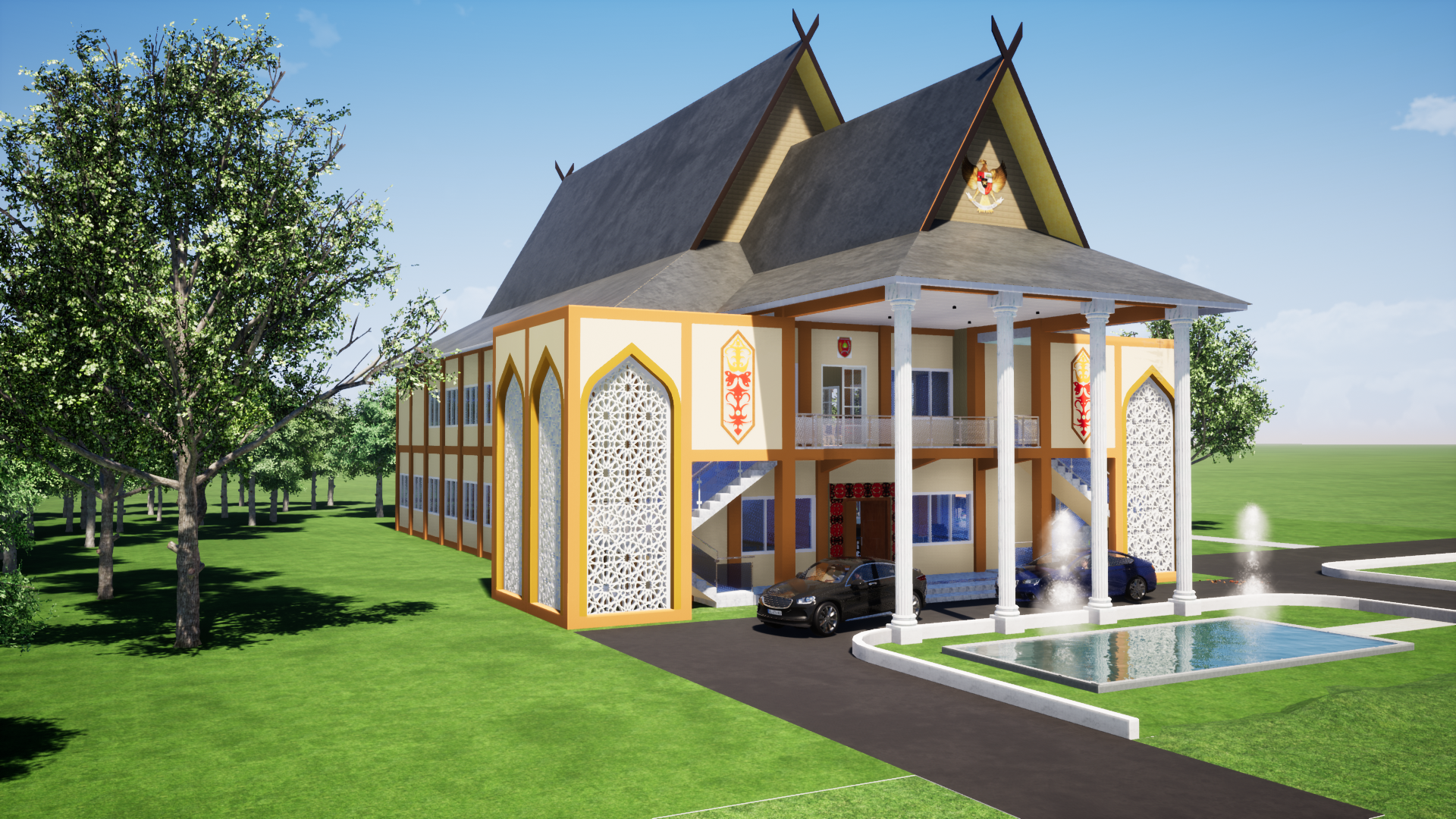 AULA KABUPATEN KOTAWARINGIN BARAT - Proyek  di Pangkalan Bun, Kalimantan Tengah
